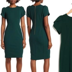 Tags on! Calvin Klein Teal Dress